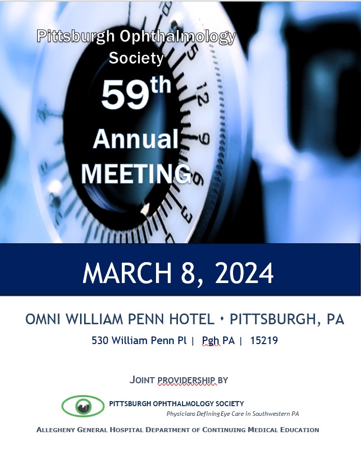 The Pittsburgh Ophthalmology Society 59th Annual Meeting