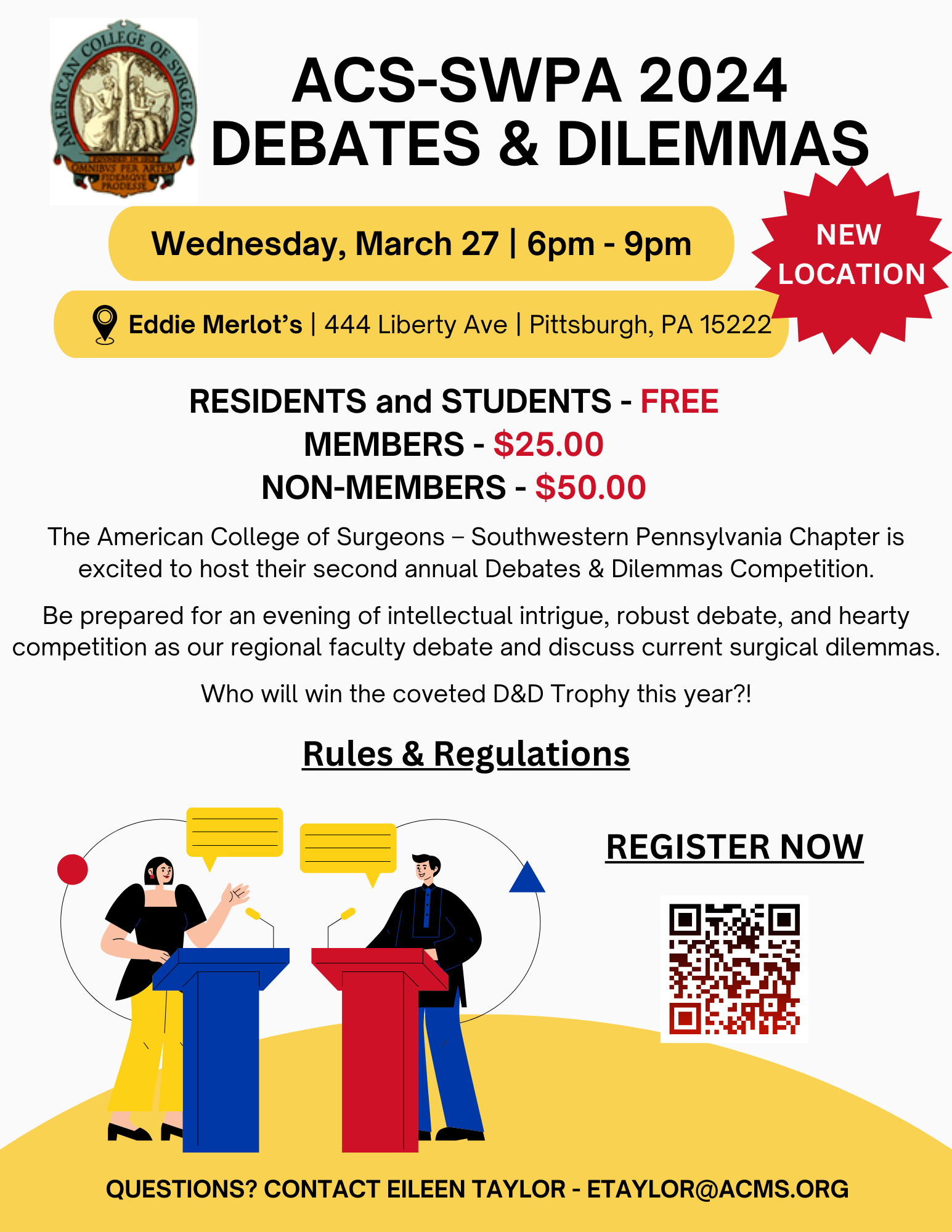 ACS-SWPA Debates and Dilemmas Competition