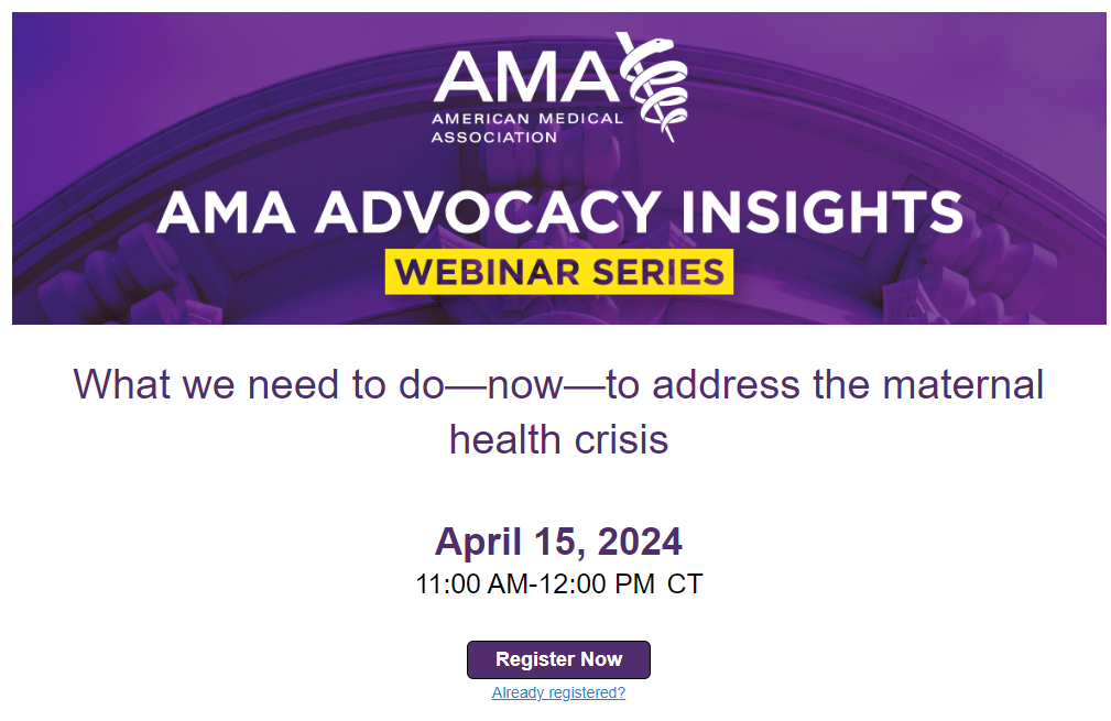 AMA Advocacy Insights Webinar