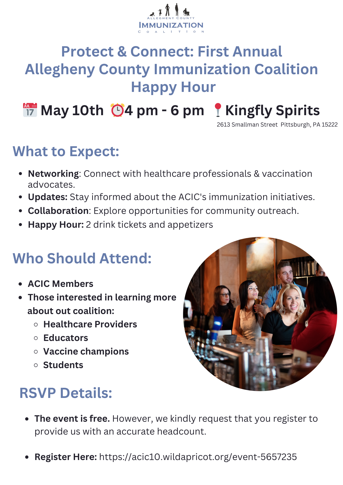 'Protect & Connect': ACIC's Inaugural Happy Hour Gathering for Immunization Advocates