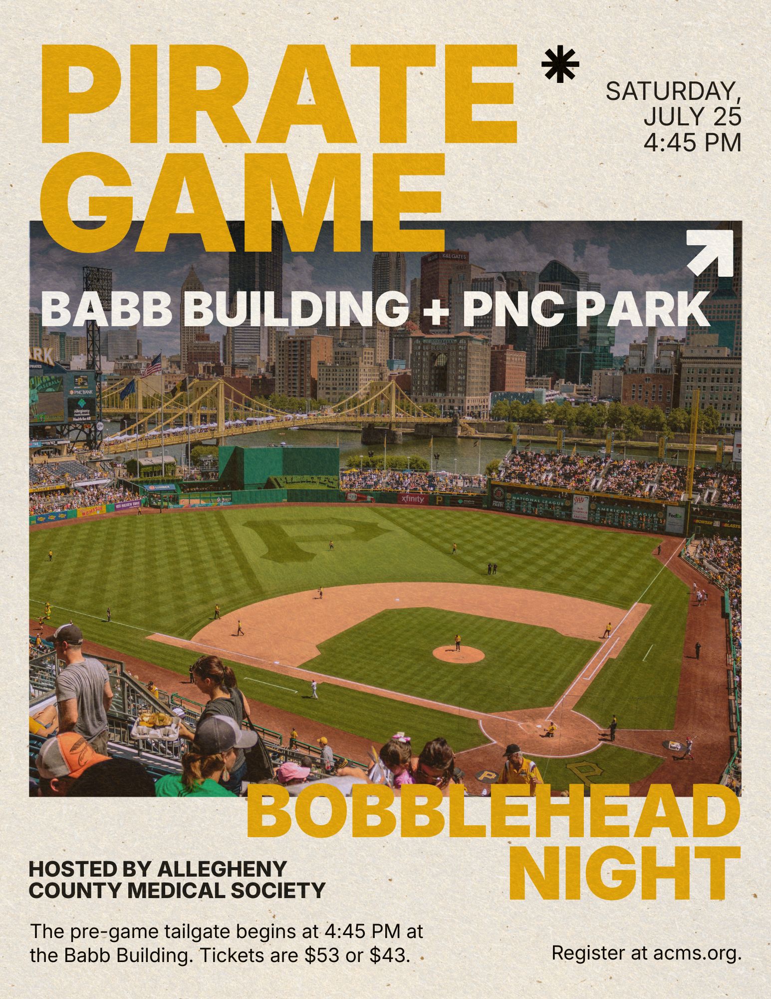 ACMS Night at the Pirates Game 2026