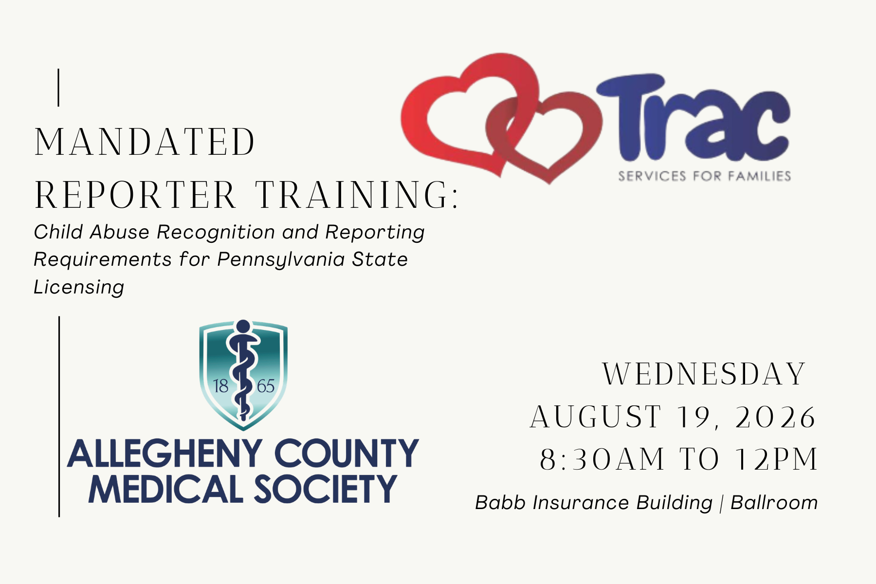 ACMS In-Person Mandated Reporter Training