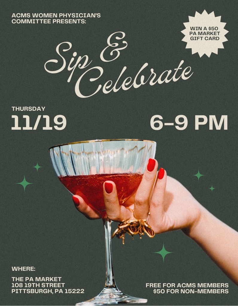 ACMS Women Physician's Sip & Celebrate